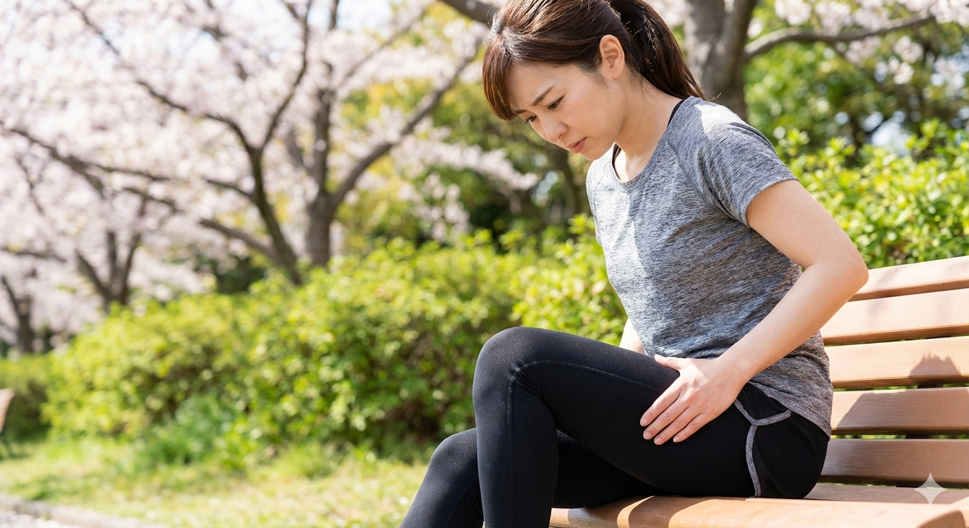【浜松市】外もものパンパンな張り、原因は「重心のズレ」にありました